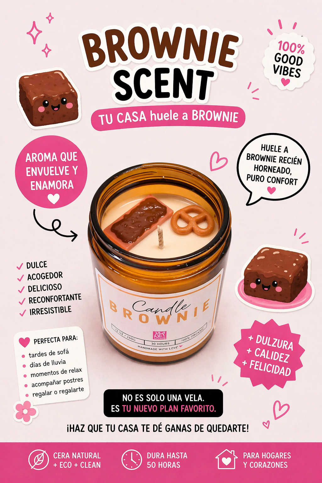 Vela aroma BROWNIE