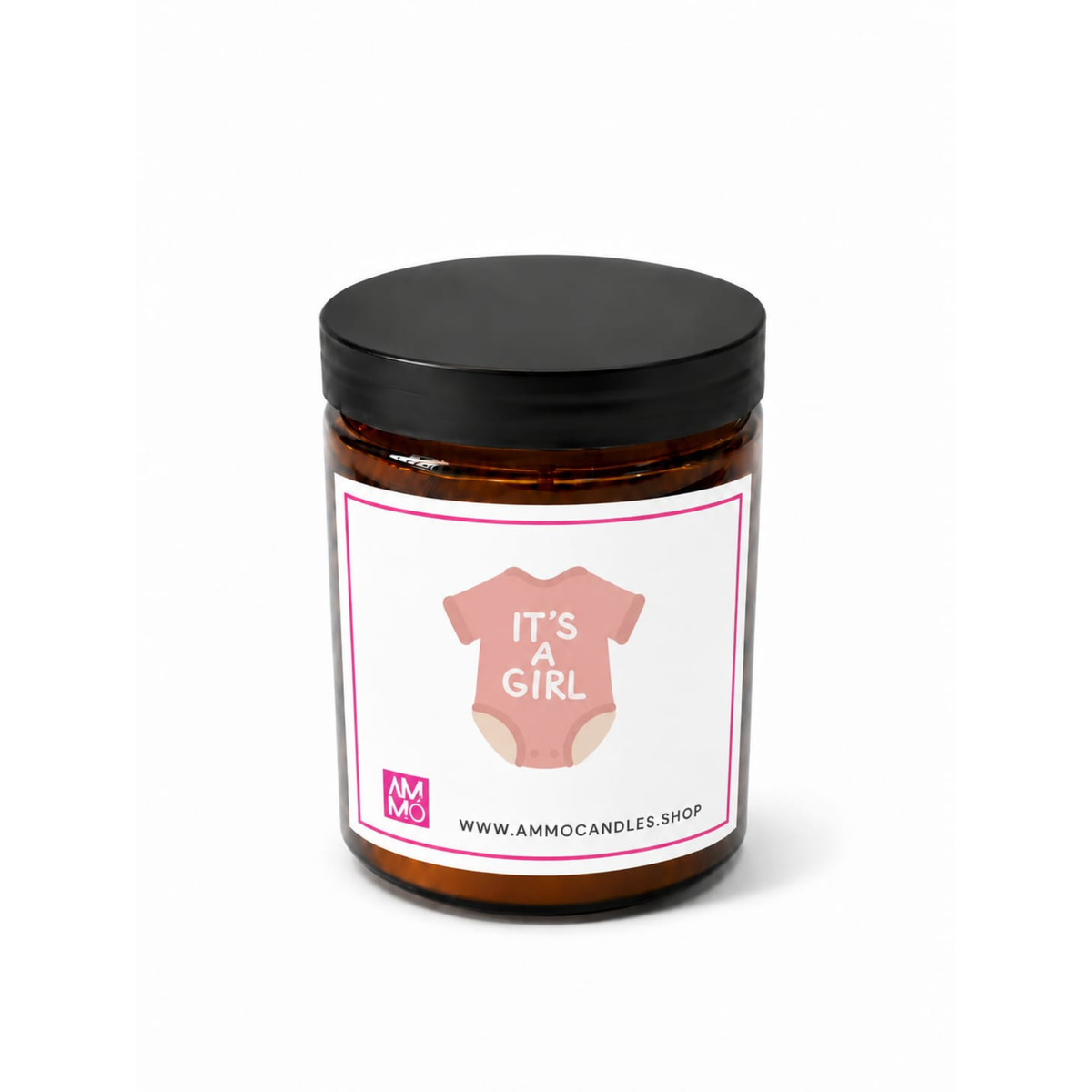 vela Girl, vela niña, vela baby shower, vela nacimiento niña, vela frambuesa y vainilla, vela de soja, vela artesanal, vela para bebé.