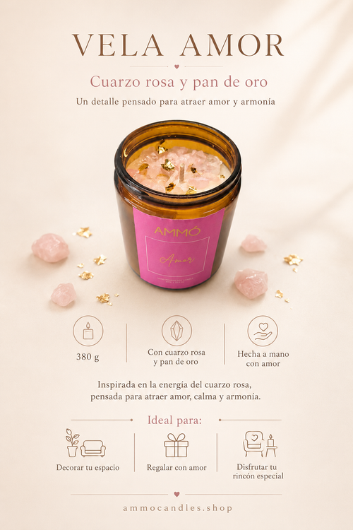 Kit Velas Energía AMMO | 1520g