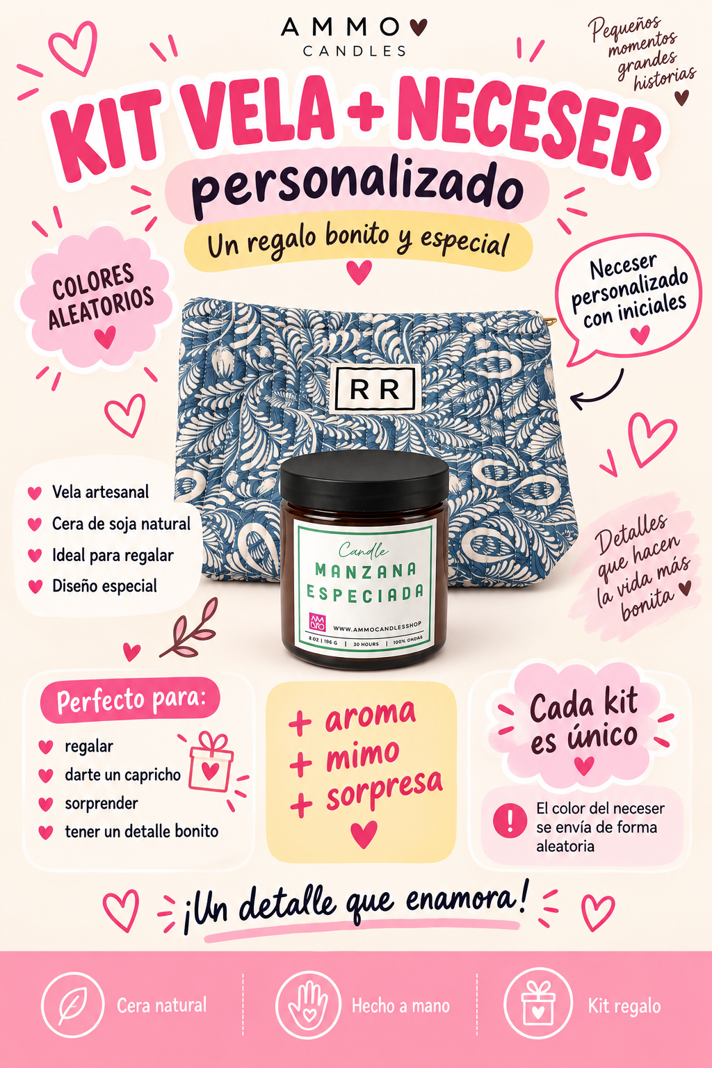 KIT VELA + NECESER