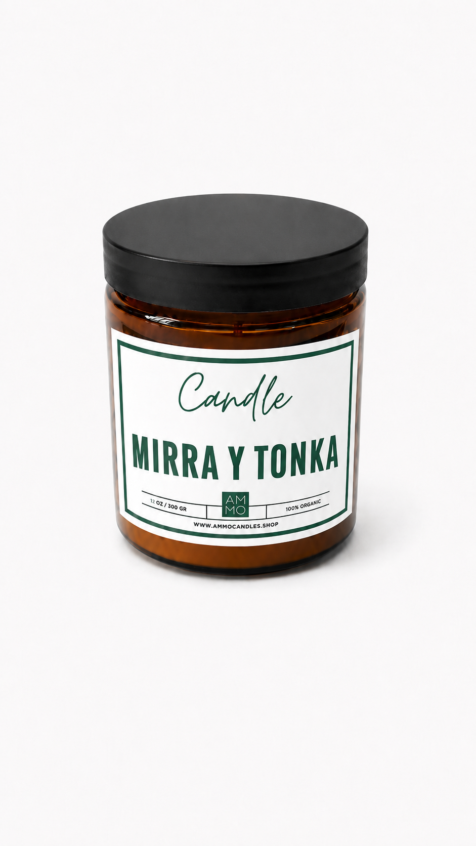 Vela aroma MIRRA y TONKA | 300g