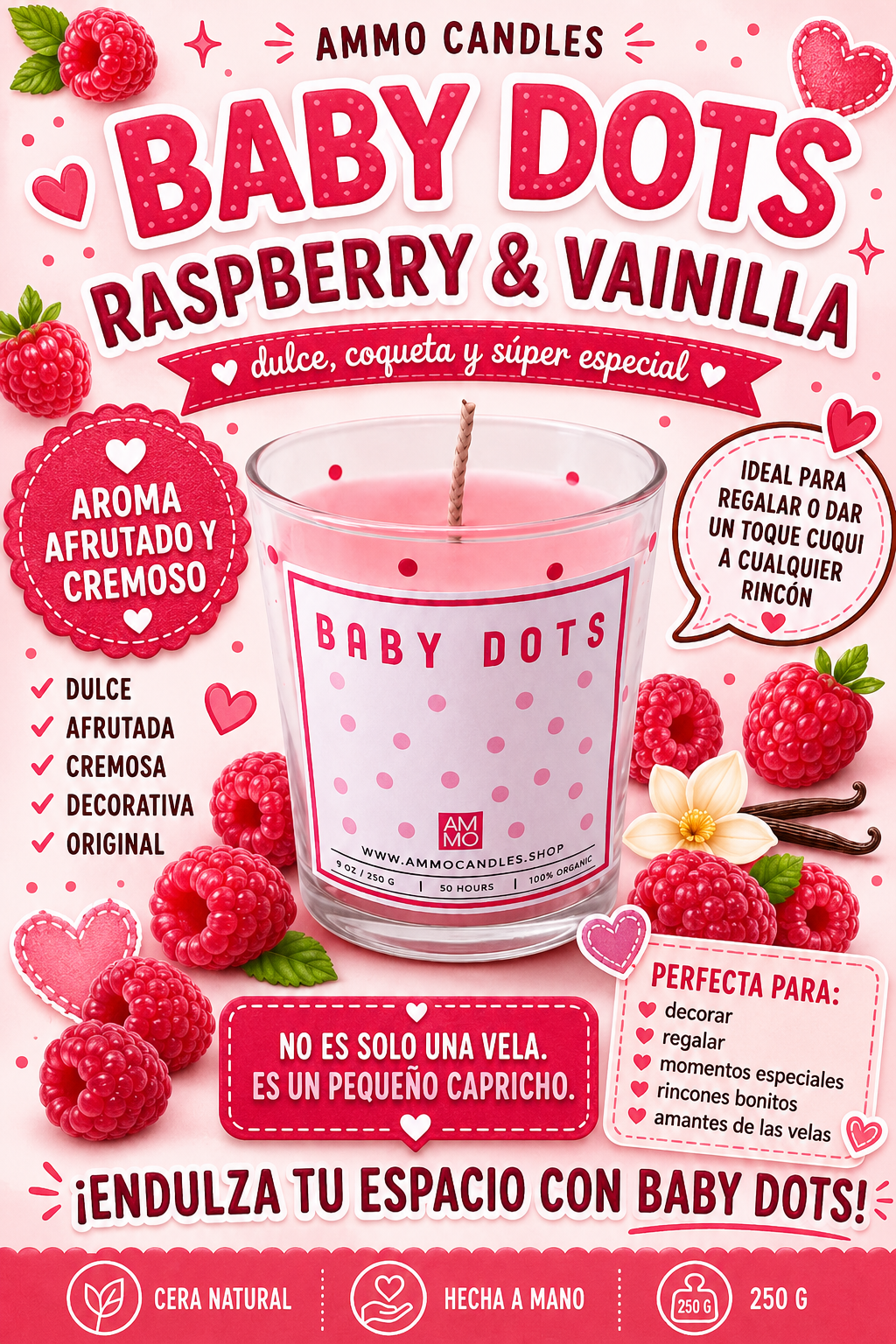 Vela BABY DOTS | 250g