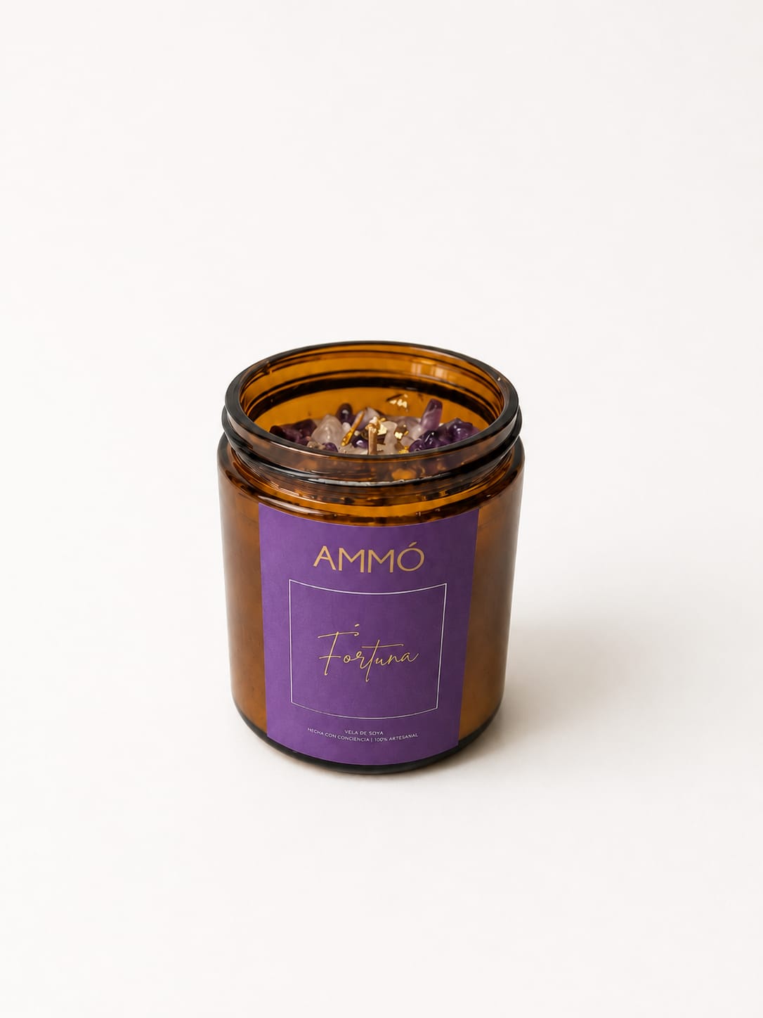 VELA FORTUNA cuarzo AMATISTA | 380g