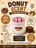 Vela DONUTS  brownie y avellana | 250g
