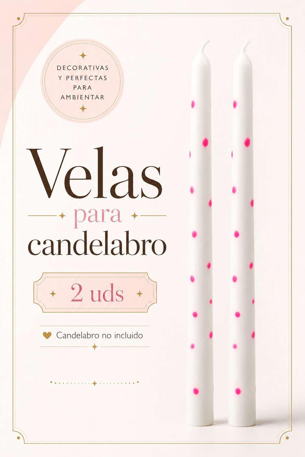 KIT VELAS DECORATIVAS / 100g