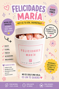 Vela BOUQUET FELICIDADES | 250g