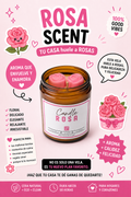 Vela aroma ROSA
