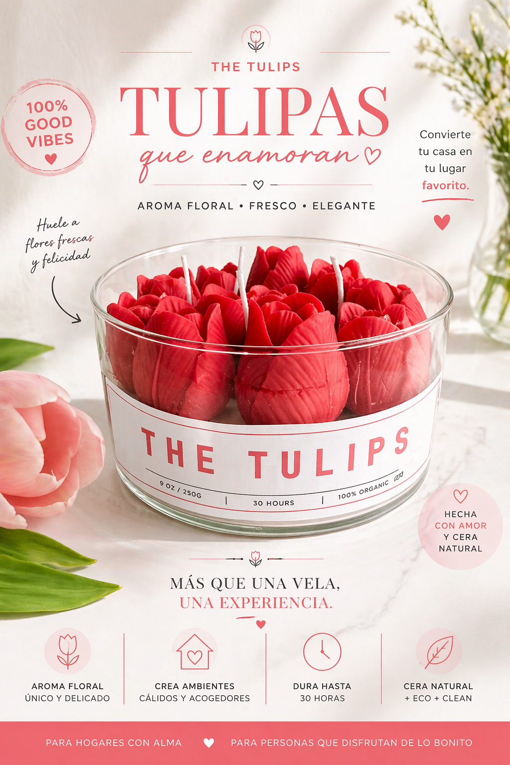 Vela 12 TULIPS | 700g