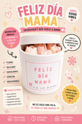 Vela BOUQUET FELICIDADES MAMÁ | 250g