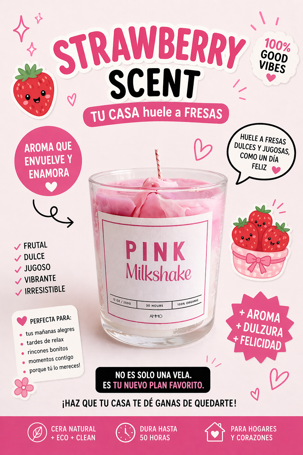 Vela PINK MILKSHAKE | 250g