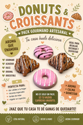 Vela CROISSANT y mels DONUTS