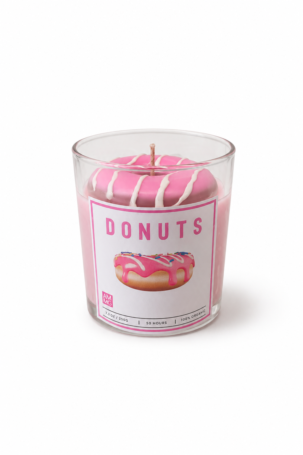 Vela DONUTS  fresa y nata | 250g