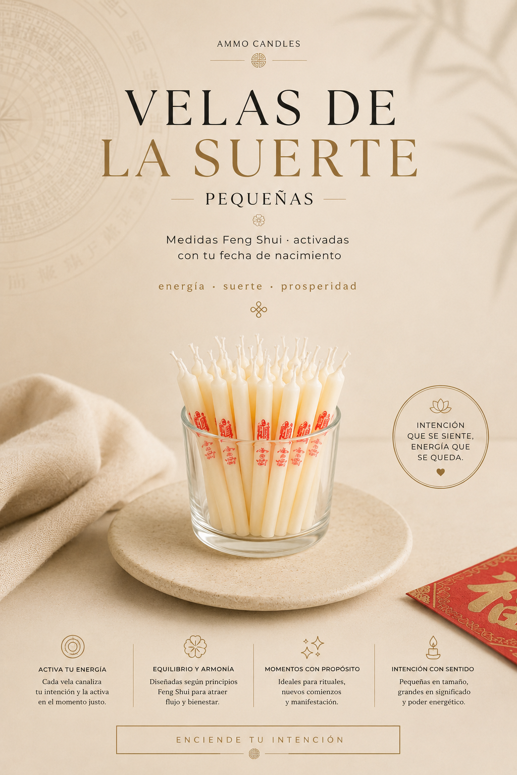 Vela  MINI de la SUERTE 30 uds | 120g