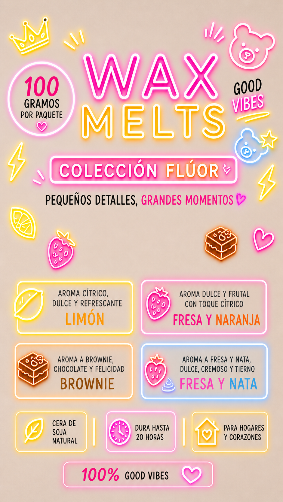 WAX MELTS |PACK 4 AROMAS