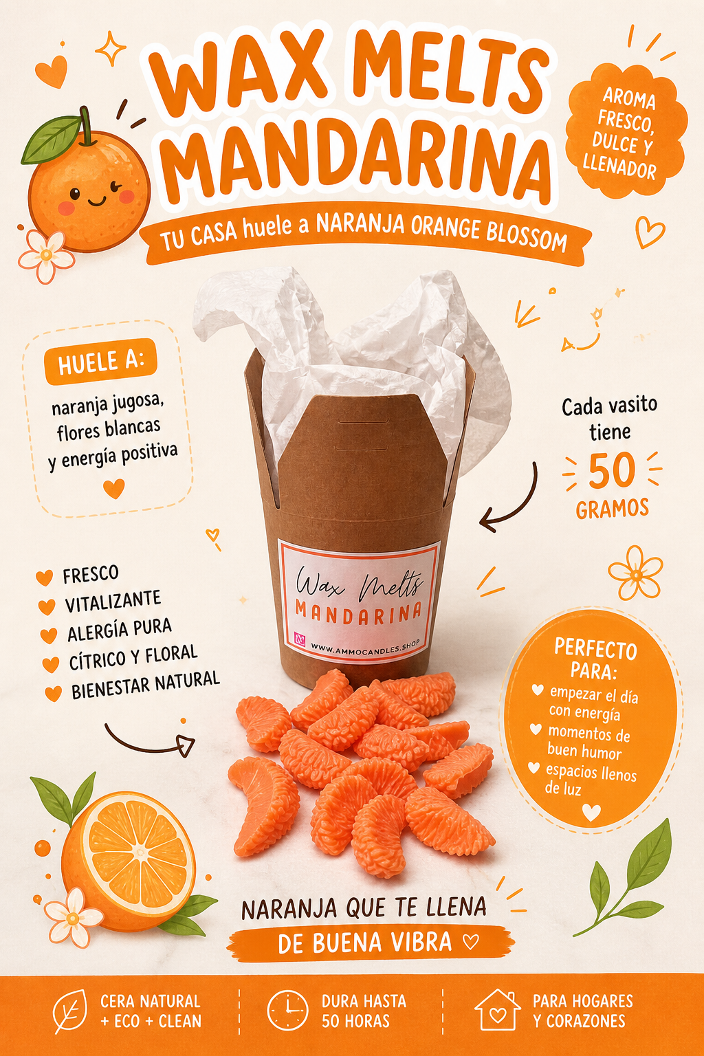 WAS MELTS Mandarina | 50g